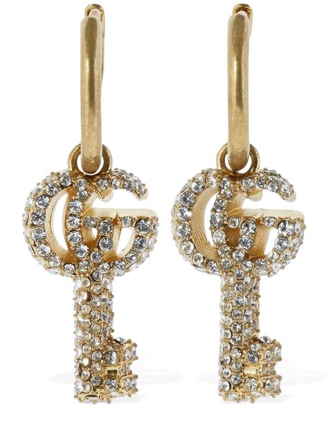 gucci britt double g ring|Gucci Double G hoop earrings.